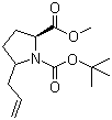 CAS 登录号：195964-65-9, (2S)-5-烯丙基-1,2-吡咯烷二羧酸 1-叔丁酯 2-甲酯