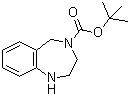 structure of CAS# 195983-63-2, 4-叔丁氧羰基-2,3,4,5-四氢-1H-苯并[e][1,4]二氮杂卓