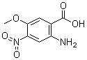 structure of CAS# 196194-99-7, 2-Amino-5-methoxy-4-nitrobenzoic acid