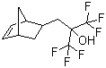 structure of CAS# 196314-61-1, 3-(双环[2.2.1]庚-5-烯-2-基)-1,1,1-三氟-2-三氟甲基丙-2-醇