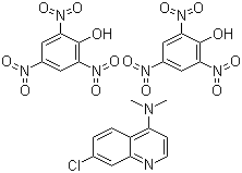 CAS 登录号：196700-80-8, 7-氯-N,N-二甲基-4-氨基喹啉和 2,4,6-三硝基苯酚的化合物
