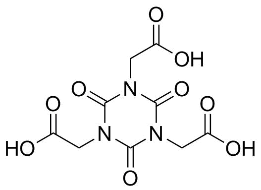 2,4,6-Trioxo-1,3,5-triazine-1,3,5(2H,4H,6H)-triacetic acid molecular structure (CAS 1968-52-1)