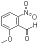 structure of CAS# 19689-88-4, 2-甲氧基-6-硝基苯甲醛