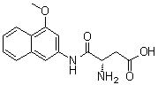 CAS # 197303-38-1, (3S)-3-Amino-4-[(4-methoxy-2-naphthalenyl)amino]-4-oxobutanoic acid