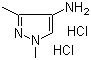structure of CAS# 197367-87-6, 1,3-Dimethyl-1H-pyrazol-4-amine dihydrochloride