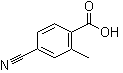 structure of CAS# 1975-53-7, 4-氰基-2-甲基苯甲酸