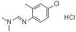 structure of CAS# 19750-95-9, 氯苯脒单盐酸盐