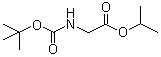 structure of CAS# 197579-95-6, N-(叔丁氧基羰基)甘氨酸异丙酯