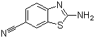 structure of CAS# 19759-66-1, 2-氨基-6-氰基苯并噻唑