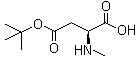 structure of CAS# 197632-85-2, N-甲基-L-天冬氨酸 4-叔丁酯