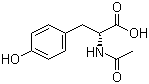 structure of CAS# 19764-32-0, N-Acetyl-D-tyrosine