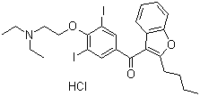 structure of CAS# 19774-82-4, 盐酸胺碘酮