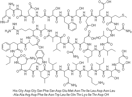 CAS 登录号：197922-42-2, 替度鲁肽