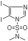 structure of CAS# 198127-92-3, N,N-Dimethyl-4,5-diiodo-1H-imidazole-1-sulfonamide