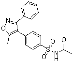 CAS 登录号：198471-06-6, N-[[4-(5-甲基-3-苯基-4-异恶唑基)苯基]磺酰基]乙酰胺