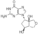 CAS # 1984788-96-6, 2-Amino-9-[(3aS,4S,6S,6aR)-hexahydro-3a,6-dihydroxy-1H-cyclopenta[c]furan-4-yl]-1,9-dihydro-6H-purin-6-one