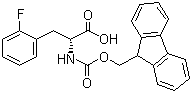 structure of CAS# 198545-46-9, Fmoc-D-2-氟苯丙氨酸