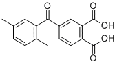 CAS 登录号：198625-32-0, 4-(2,5-二甲基苯甲酰)-1,2-苯二甲酸