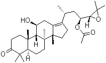 CAS 登录号：19865-76-0, 泽泻醇 B 醋酸酯