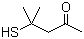 4-Methyl-4-mercapto-2-pentanone molecular structure (CAS 19872-52-7)