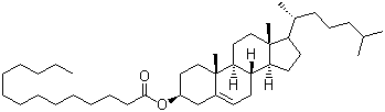 CAS 登录号：1989-52-2, 胆甾烯基豆蔻酸酯, 胆甾醇豆蔻酸酯