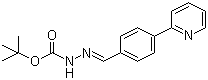 structure of CAS# 198904-84-6, [[4-(2-吡啶基)苯基]亚甲基]-肼羧酸叔丁酯