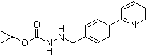 structure of CAS# 198904-85-7, 2-[4-(2-吡啶基)苄基]-肼羧酸叔丁酯