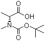 structure of CAS# 19914-38-6, Boc-N-甲基-D-丙氨酸