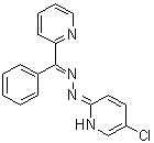 structure of CAS# 199596-05-9, 5-氯-2(1H)-吡啶酮 (2E)-(苯基-2-吡啶基亚甲基)腙