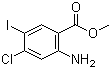 structure of CAS# 199850-56-1, Methyl 4-chloro-5-iodoanthranilate