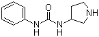 structure of CAS# 19996-87-3, 1-苯基-3-(3-吡咯烷基)脲