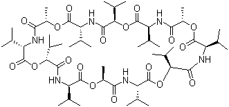 CAS 登录号：2001-95-8, 缬氨霉素
