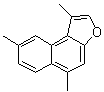 structure of CAS# 20013-76-7, 1,5,8-三甲基萘并[2,1-b]呋喃