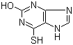 CAS 登录号：2002-59-7, 2-羟基-6-巯基嘌呤