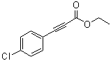 structure of CAS# 20026-96-4, 3-(4-氯苯基)-2-丙炔酸乙酯