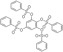 structure of CAS# 20032-32-0, 1,2,3,5-苯四醇四苯磺酸酯