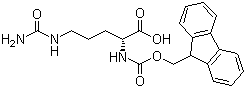 structure of CAS# 200344-33-8, N-芴甲氧羰基-D-瓜氨酸