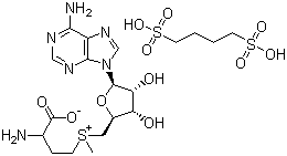 CAS 登录号：200393-05-1, S-腺苷蛋氨酸丁二磺酸盐