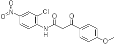 CAS # 20043-88-3, alpha-(4-Methoxybenzoyl)-2-chloro-4-nitroacetanilide