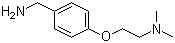 structure of CAS# 20059-73-8, 4-(2-Dimethylamino)ethoxybenzylamine