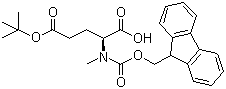 structure of CAS# 200616-40-6, Fmoc-N-甲基-L-谷氨酸 5-叔丁酯