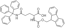 structure of CAS# 200623-62-7, N-Fmoc-N'-三苯甲基-D-谷氨酰胺