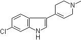 CAS # 200714-12-1, 6-Chloro-3-(1-methyl-1,2,3,6-tetrahydro-4-pyridinyl)-1H-indole