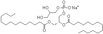 structure of CAS# 200880-40-6, 1,2-Dimyristoyl-sn-glycero-3-phospho-(1'-rac-glycerol) sodium salt