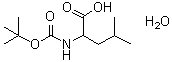 structure of CAS# 200937-21-9, N-[叔丁氧羰基]亮氨酸单水合物