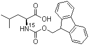 structure of CAS# 200937-57-1, Fmoc-[15N]Leucine