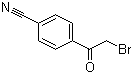 structure of CAS# 20099-89-2, 2-Bromo-4'-cyanoacetophenone