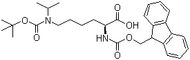 structure of CAS# 201003-48-7, N-Fmoc-N'-Boc-N'-异丙基-L-赖氨酸