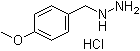 (4-甲氧基苄基)肼盐酸盐分子结构 (CAS 2011-48-5)