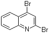 structure of CAS# 20151-40-0, 2,4-二溴喹啉
